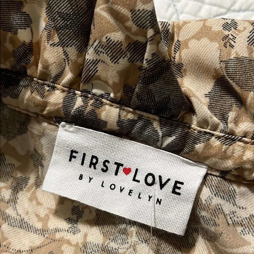 First Love sz womens 1X Feeling Thankful Top pullover 3/4 sleeve ruffle v-neck - Image 10