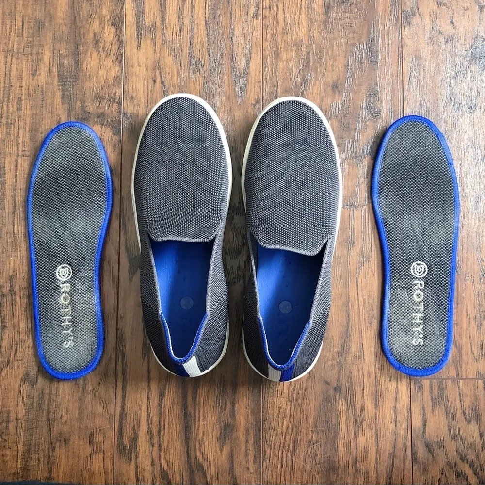 Rothy’s • The Original Slip On Sneaker retired color Steel Gray discontinued - Image 8