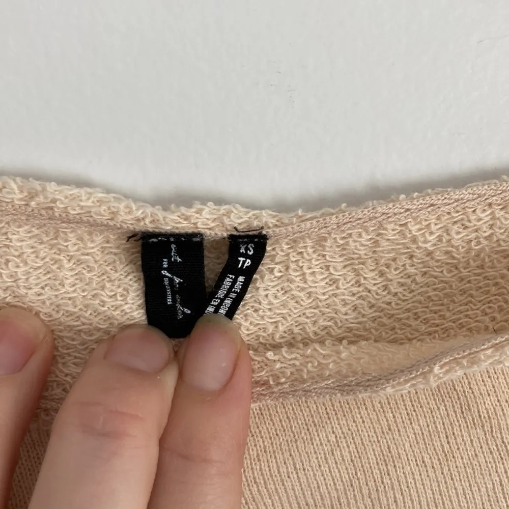 Out From Under| Cream Asymmetrical Tunic sz XS - Image 4