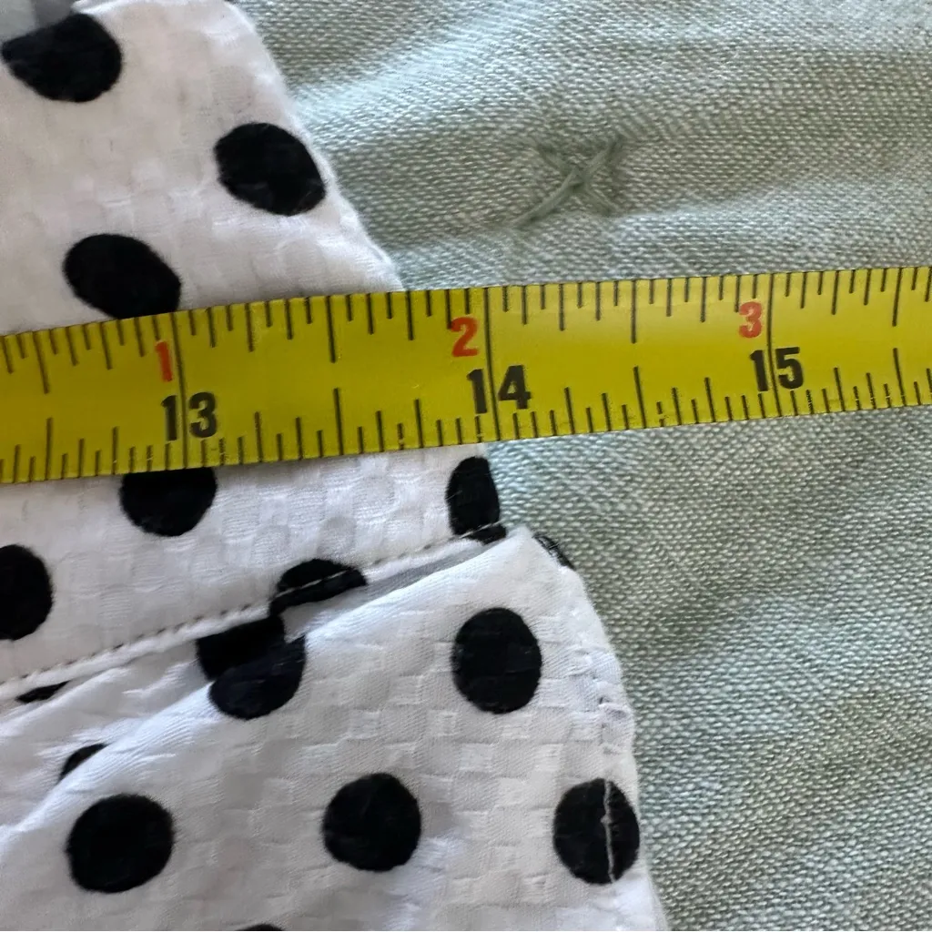 Revolve Tularosa Polka Dot Ruffle Mini Wrap Skirt Size S - Image 6