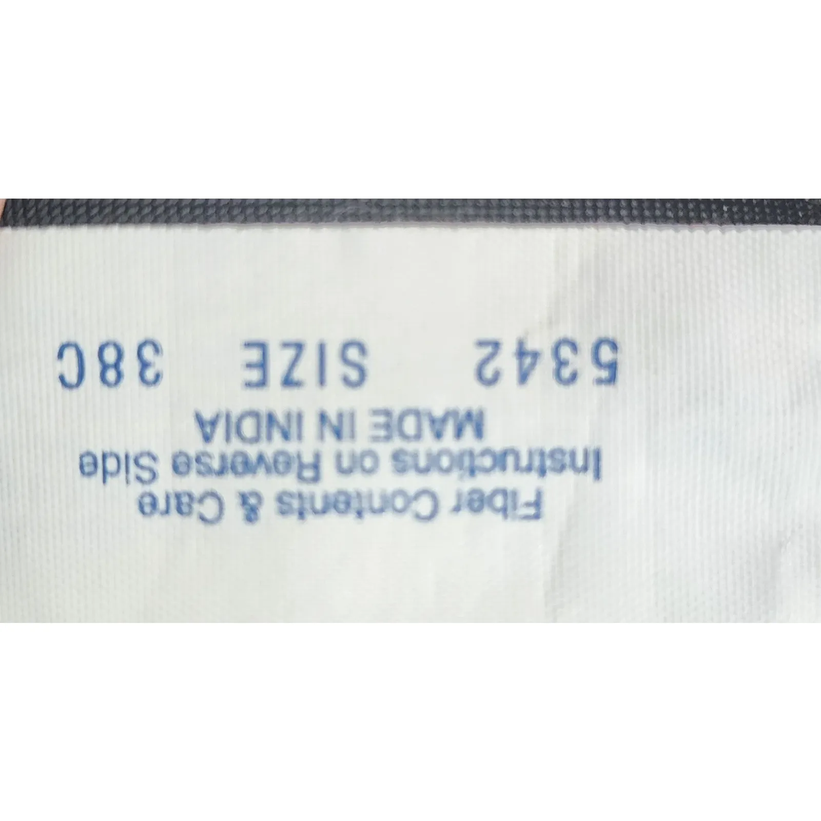 Black Floral Jacquard Front Closure‎ Wirefree Bra Size 38C Adjustable - Image 4