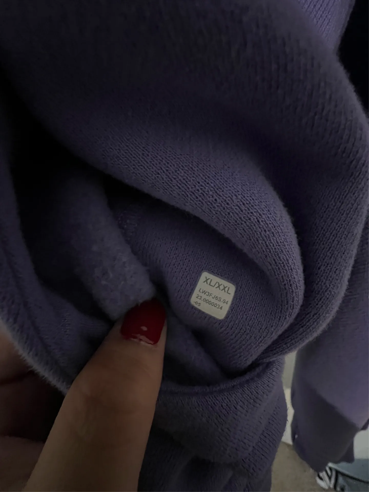 Lululemon Scuba Oversized Half-Zip XL/XXL Funnel Neck - Image 4