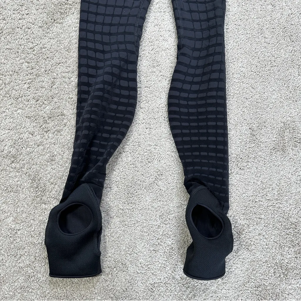 NWT Nike Dri-Fit Pro Recovery Hypertight Running Tights in Black Neon Green S - Image 8