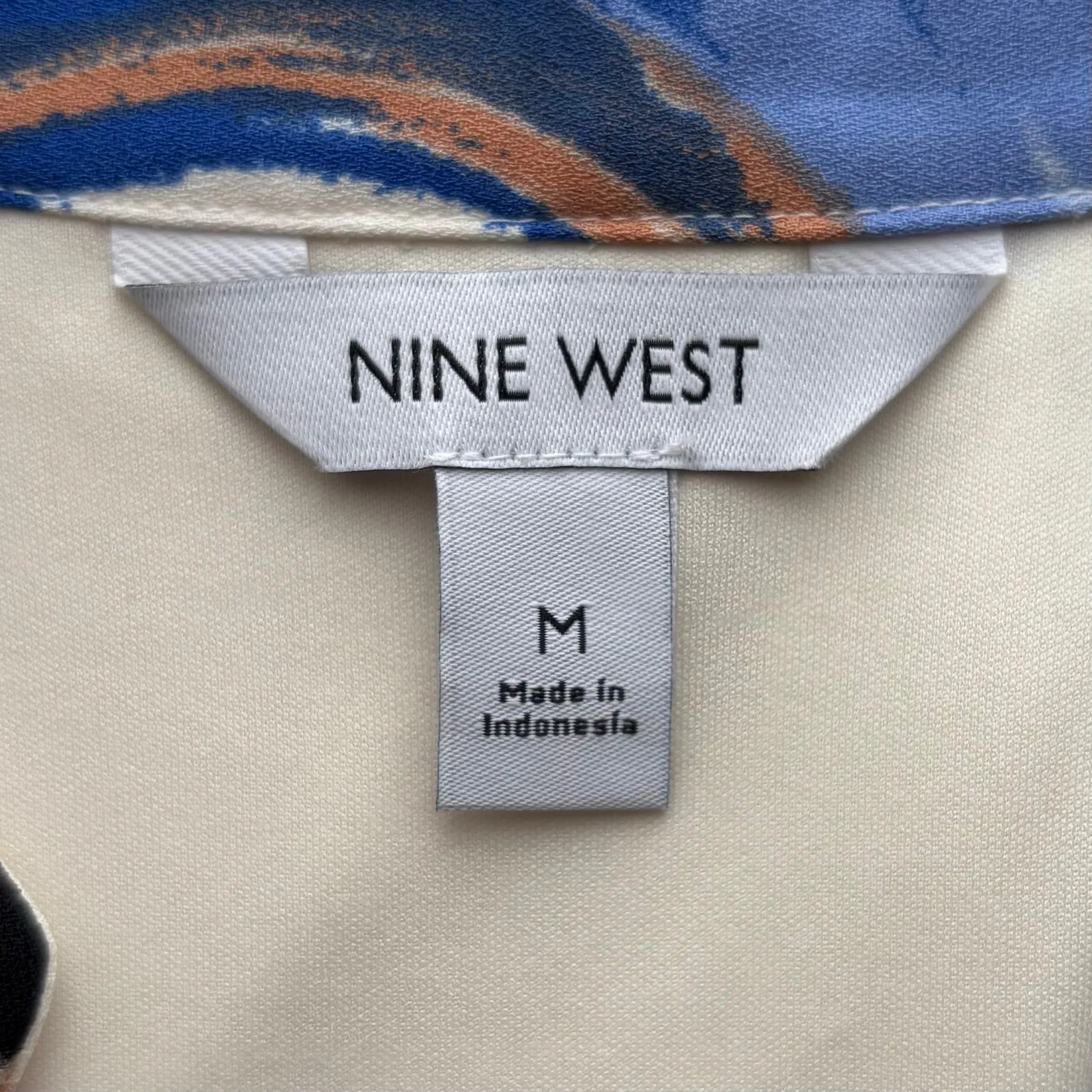 Nine West Watercolor Print Mini Dress Size Medium - Image 7