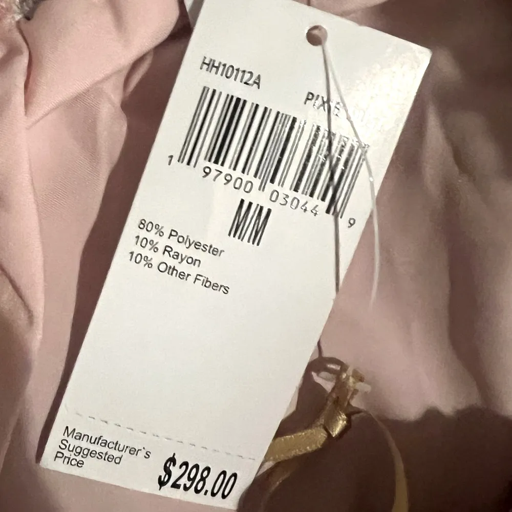 House of Harlowe 1960Tweed skirt set in Pixi Pearl Buttons New with tags Pink Size M - Image 5