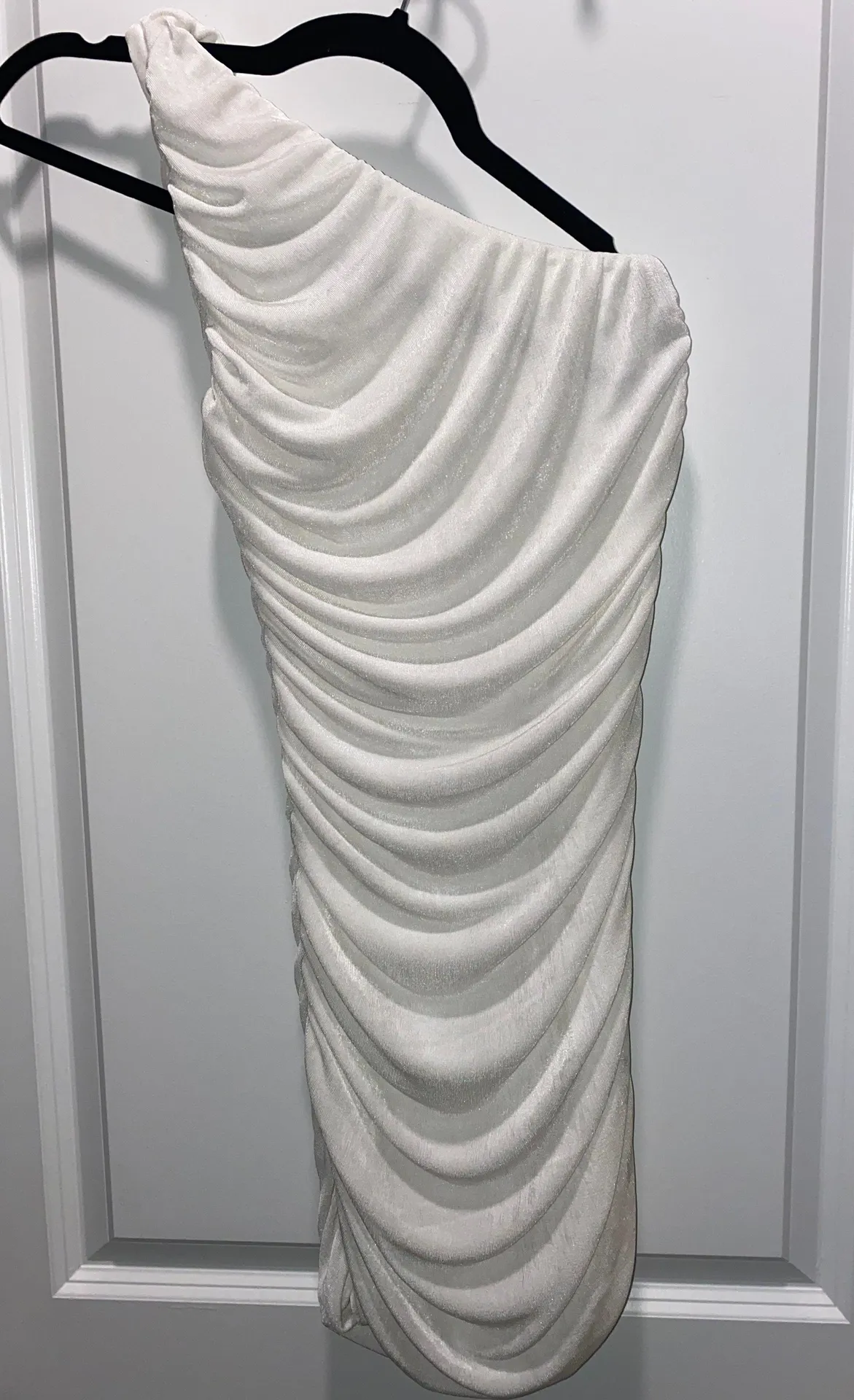 White Ruffle Dress - Image 2