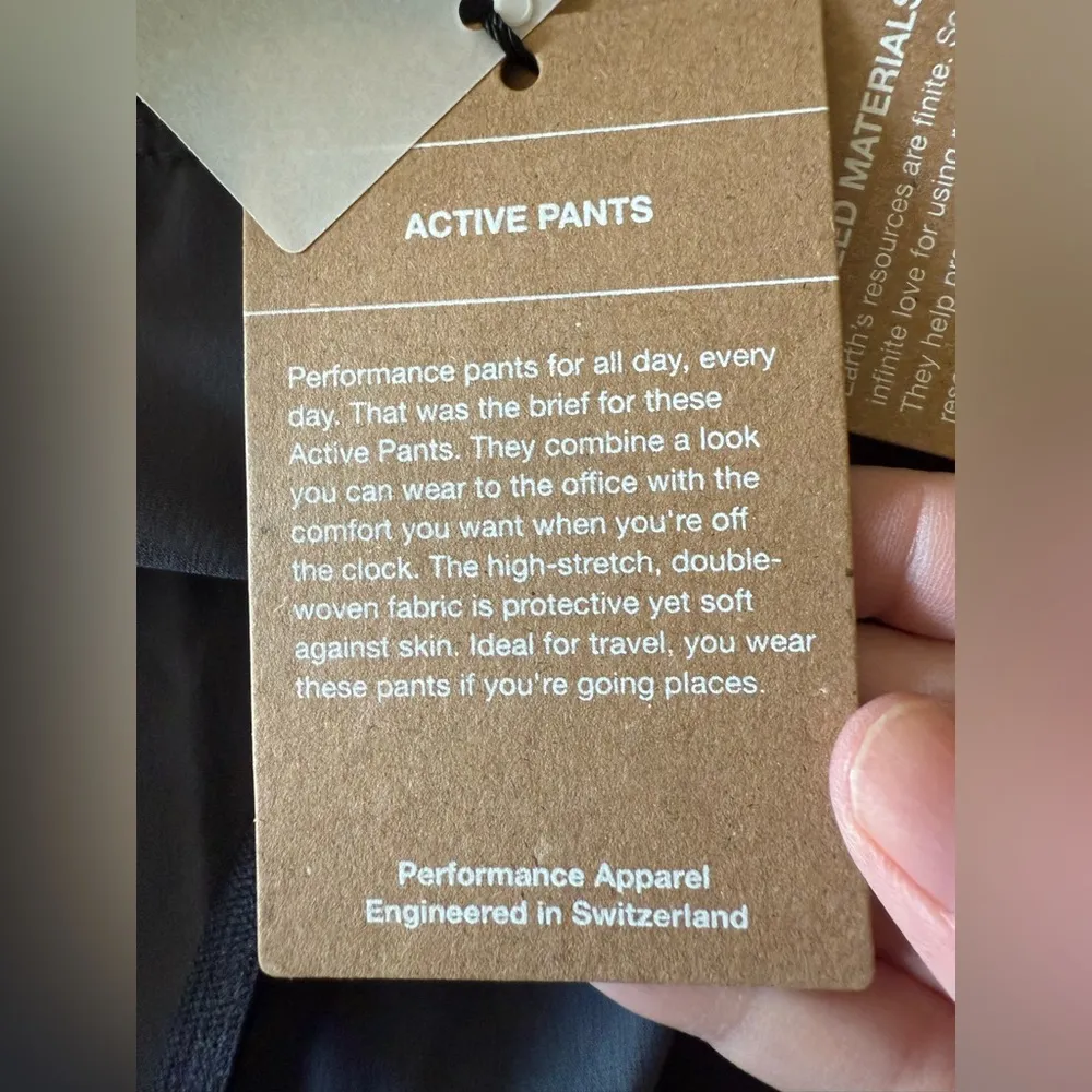 On Running On Cloud Pants Womens Gym Jogger ACTIVE Pants OC Dark Gray NWT Medium - Image 4