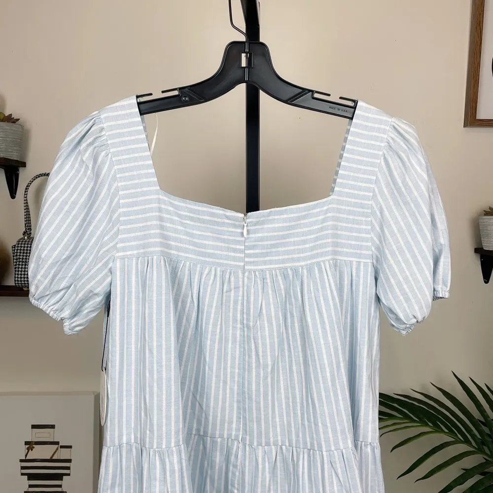 Lost+Wander Sivan Mini DressBlue White - Image 6