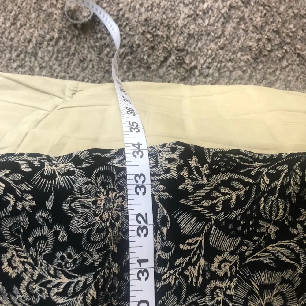 A New Day Casual Floral Bell Sleeve Dress Black & White L - Image 7