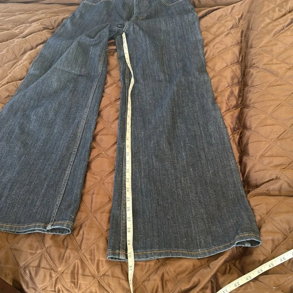 Derek Lam wide flare leg dark denim jeans - Image 5