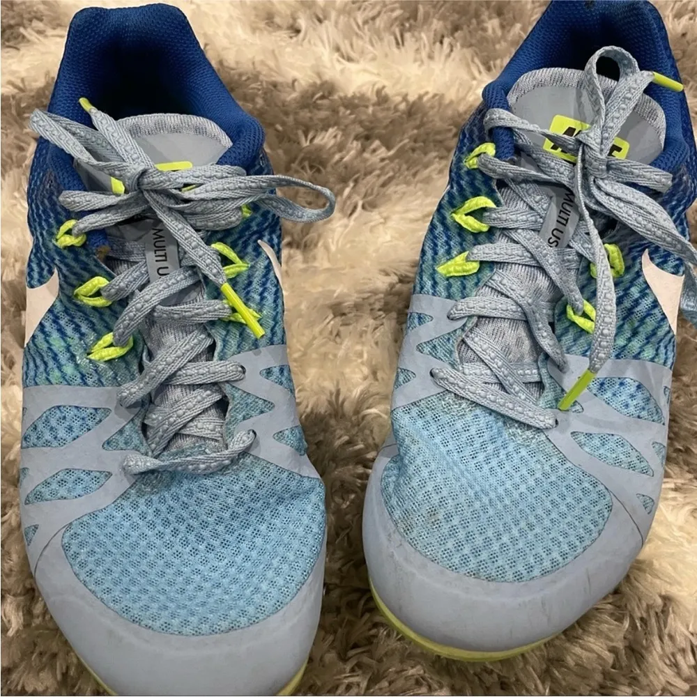 Nike Zoom Rival M 8 Hyper Cobalt 806559-401 Womens Track Cleats Blue - Image 2