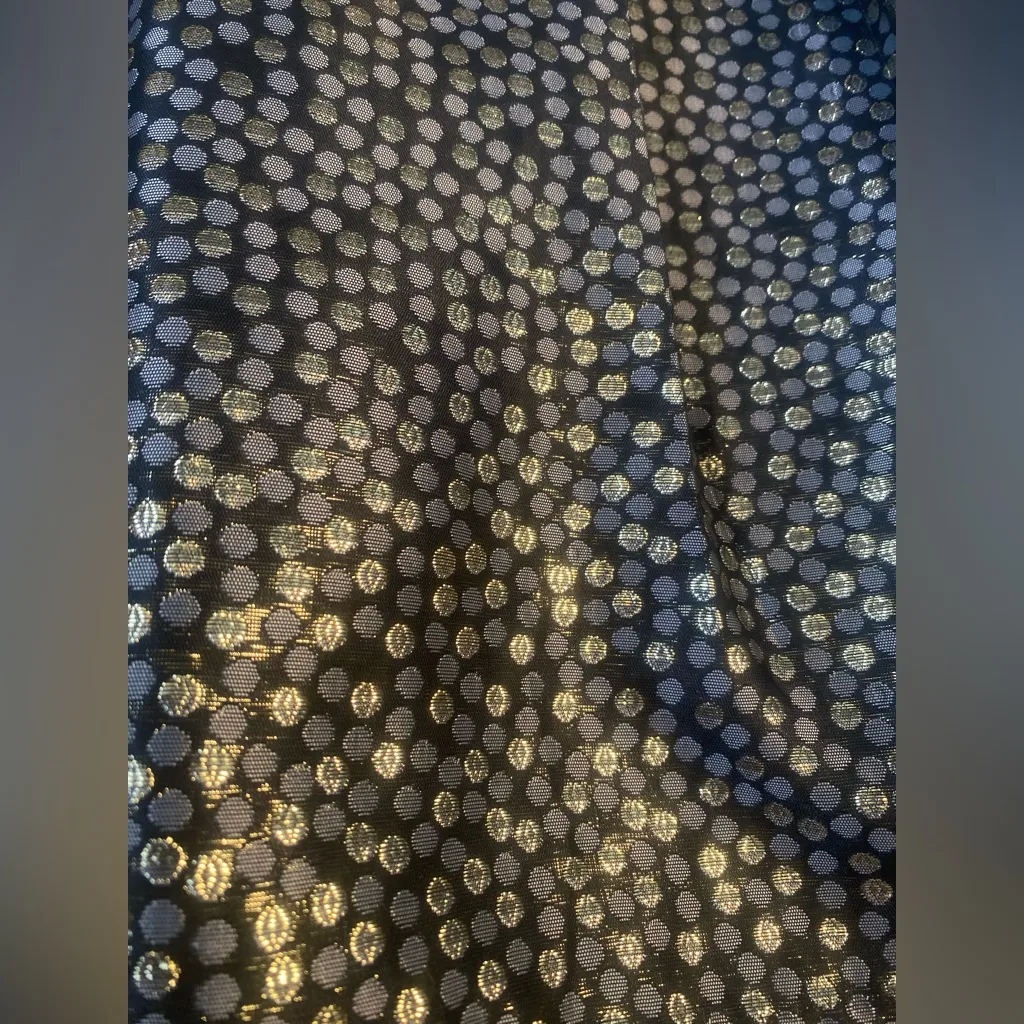 ANTHROPOLOGIE | James Coviello "Josseline" Brocade Metallic Dot Dress XS - Image 14