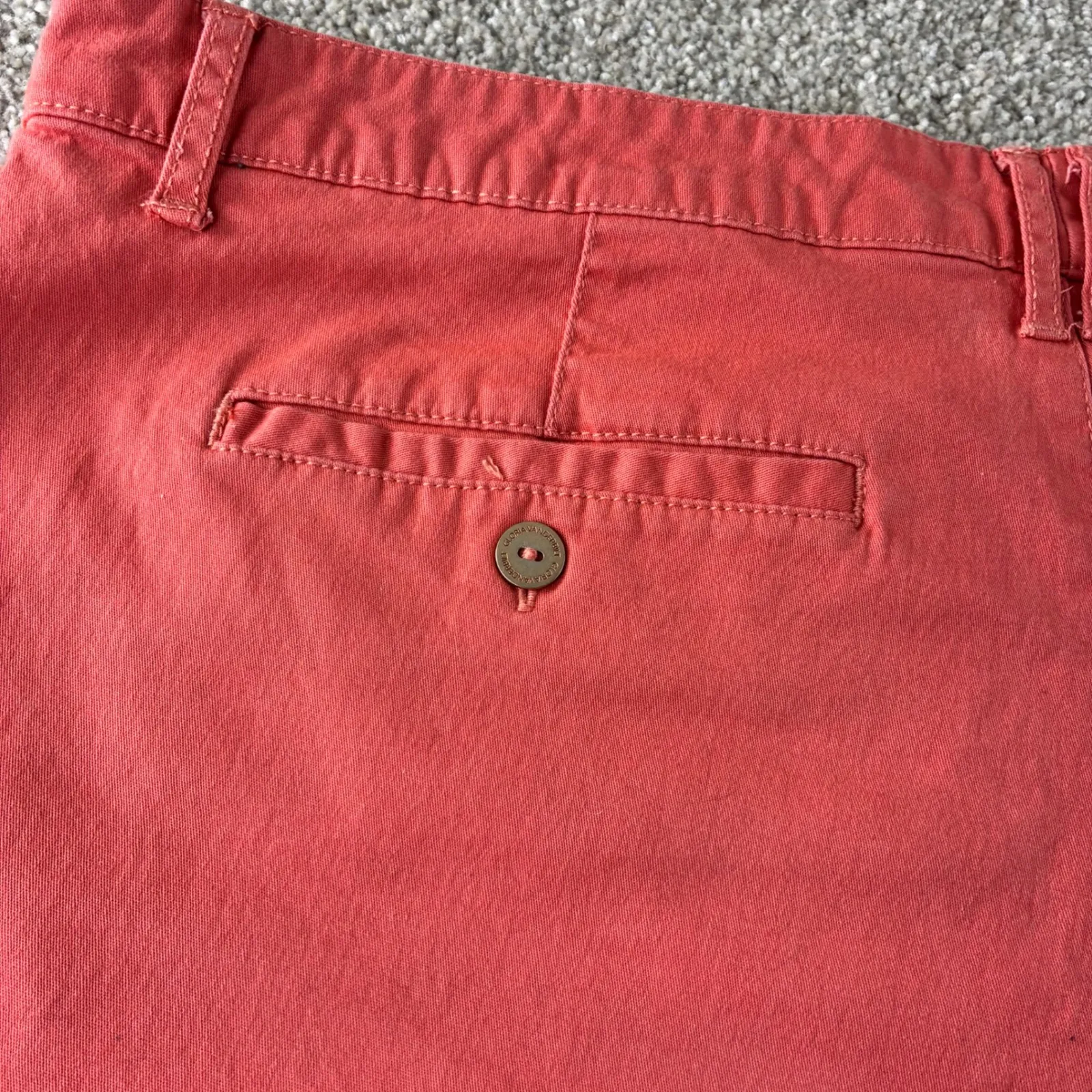 Gloria Vanderbilt All Around Slimming Effect Shorts Women's Size 14 Coral Casual - Image 10