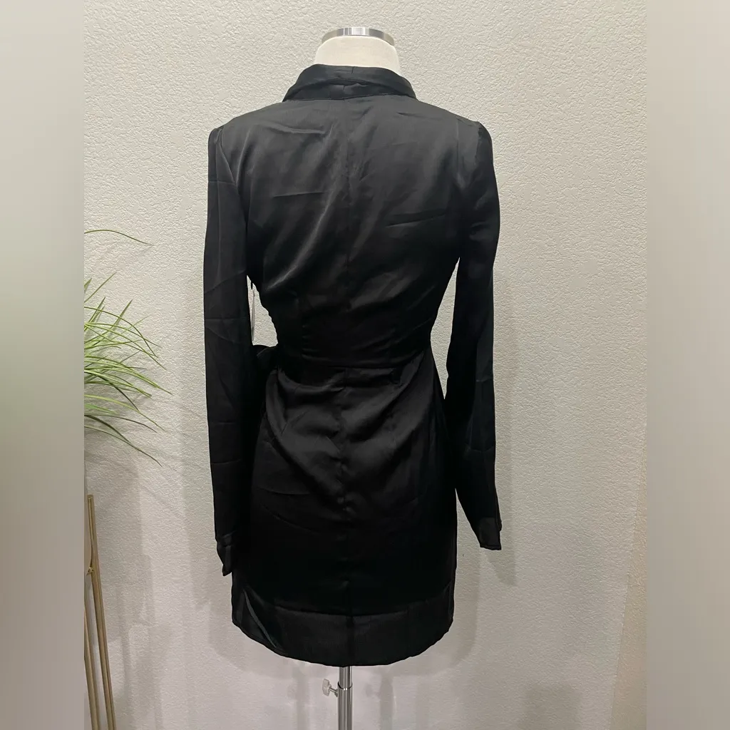 New! Noisy May Leyla Longsleeve Black Mini Dress Sz XS $85‎ - Image 8