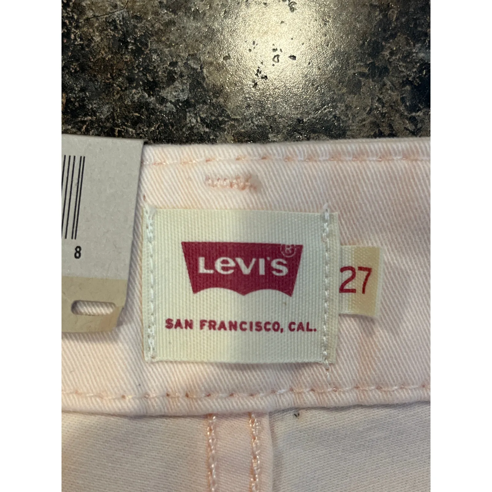 Levis NEW High Waist Size 27 Light Pink‎ Cargo Jogger Jeans - Image 6