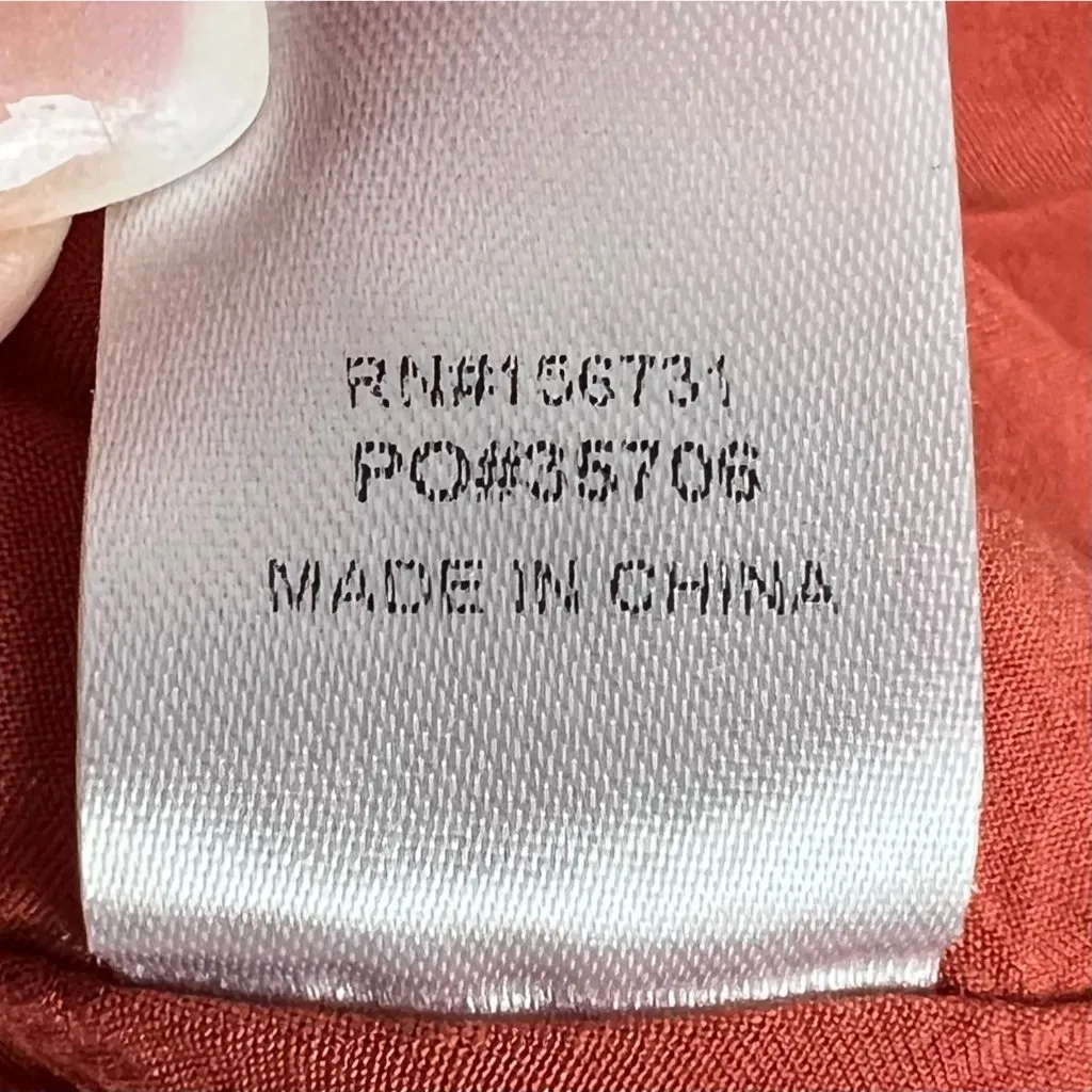 Grade & Gather Rust Smocked Drop Waist Peasant Gypsy Dress Size S Feminine - Image 12