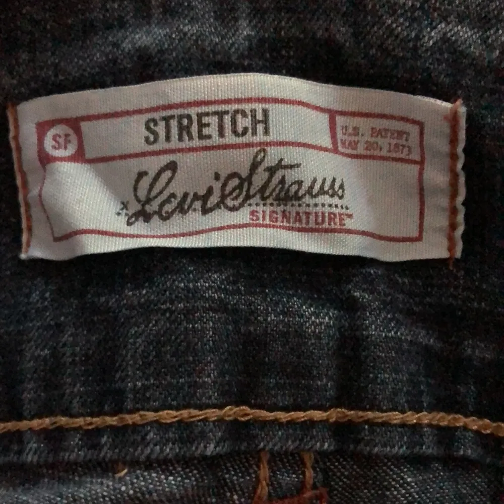 Y2K women’s Levi Strauss stretch high waist rib snap jeans bootcut Sz 10 31” - Image 9