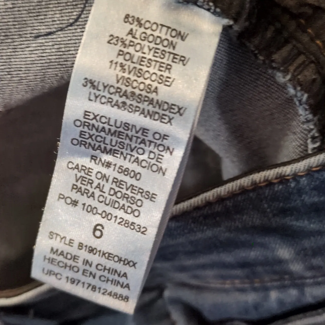 Democracy Ab Technology Jeans Size 6 - Image 3