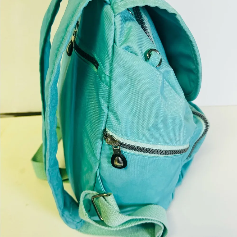 LifeWheel Nylon Mini Casual Waterproof Backpack Shoulderbag Rucksack Blue - Image 5