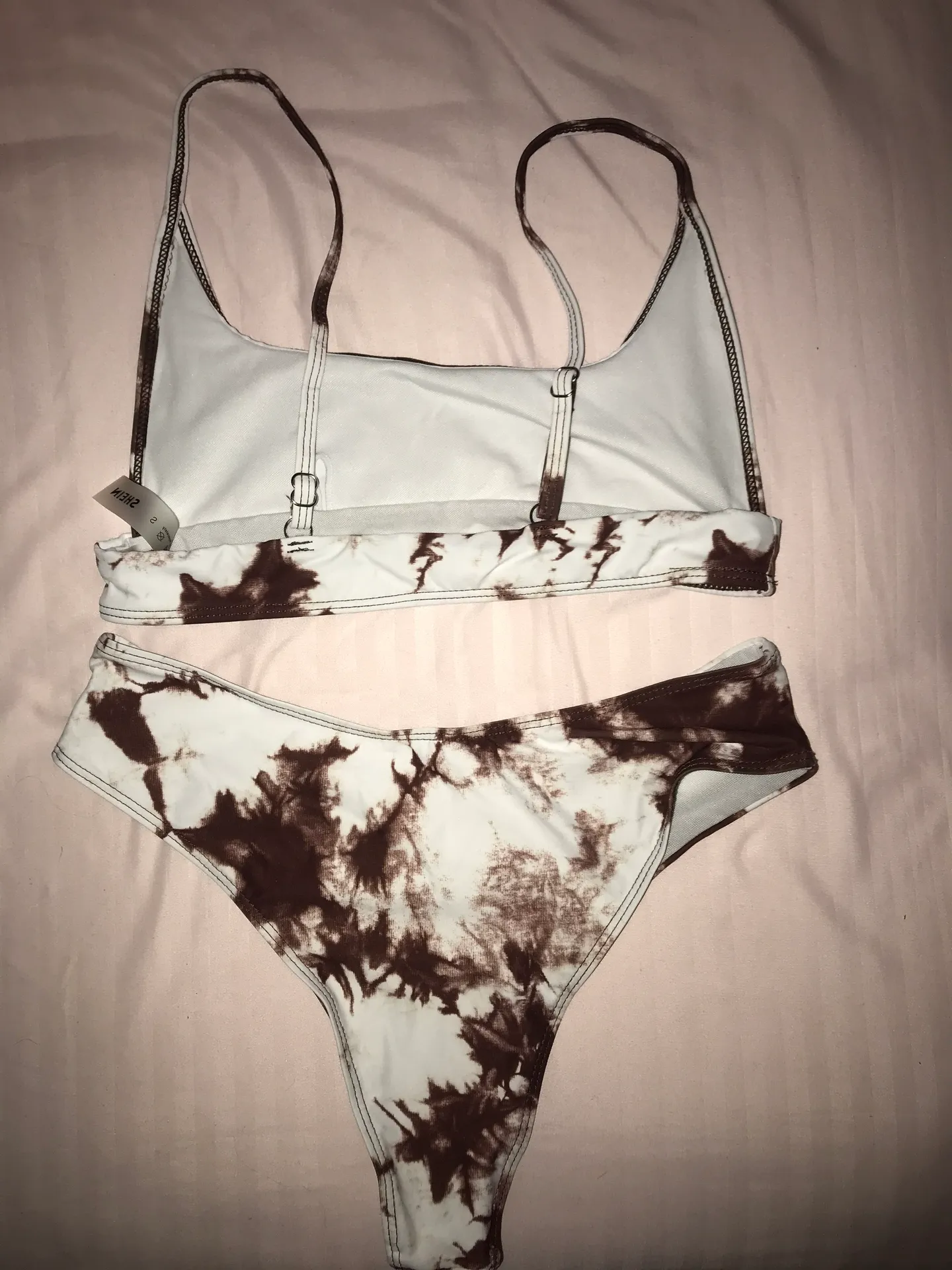 SheIn Tie Dye Bikini Set - Image 4