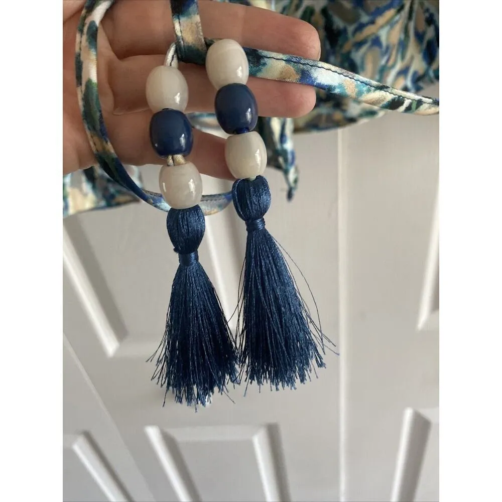 Bailey‎ 44 Women's Wrap Blouse Floral Size Medium Retro Career - Image 6