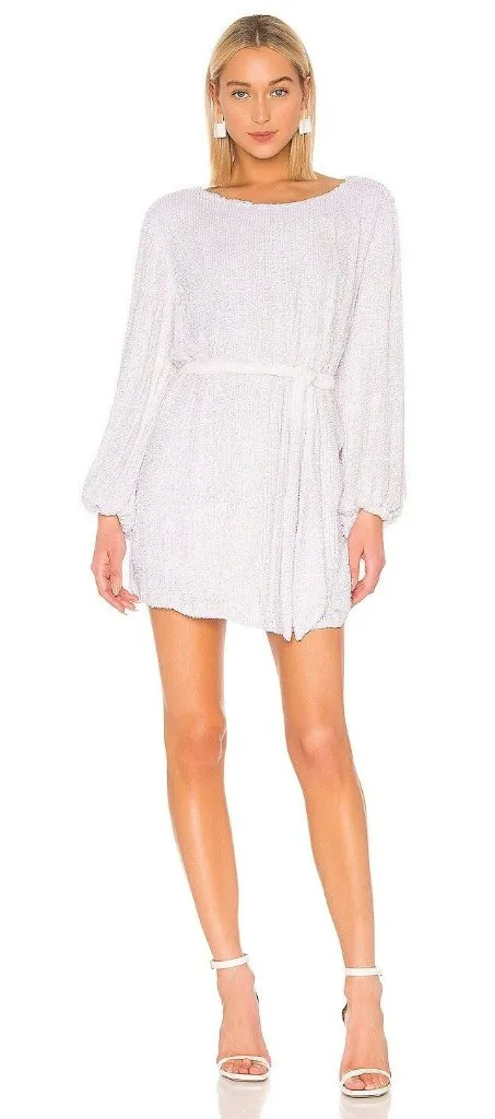 retrofete Grace Sequin Mini Dress Pearl White Womens Size XS - $225 New  With Tags - From kelly