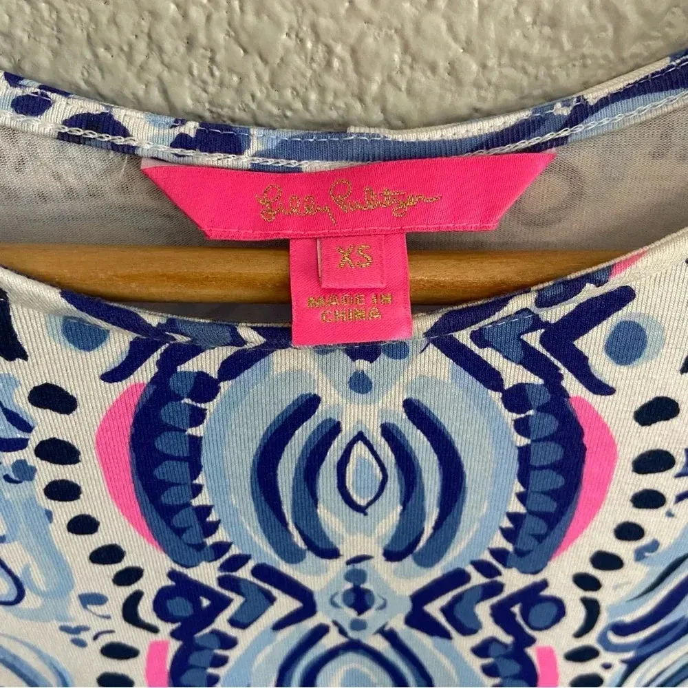 Lilly‎ Pulitzer Ophelia Dress Size XS Don't be Jelly - Image 5