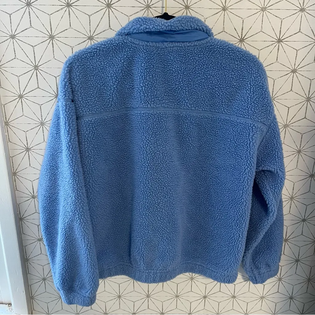 Old Navy  Powder Blue Sherpa Jacket - Image 4