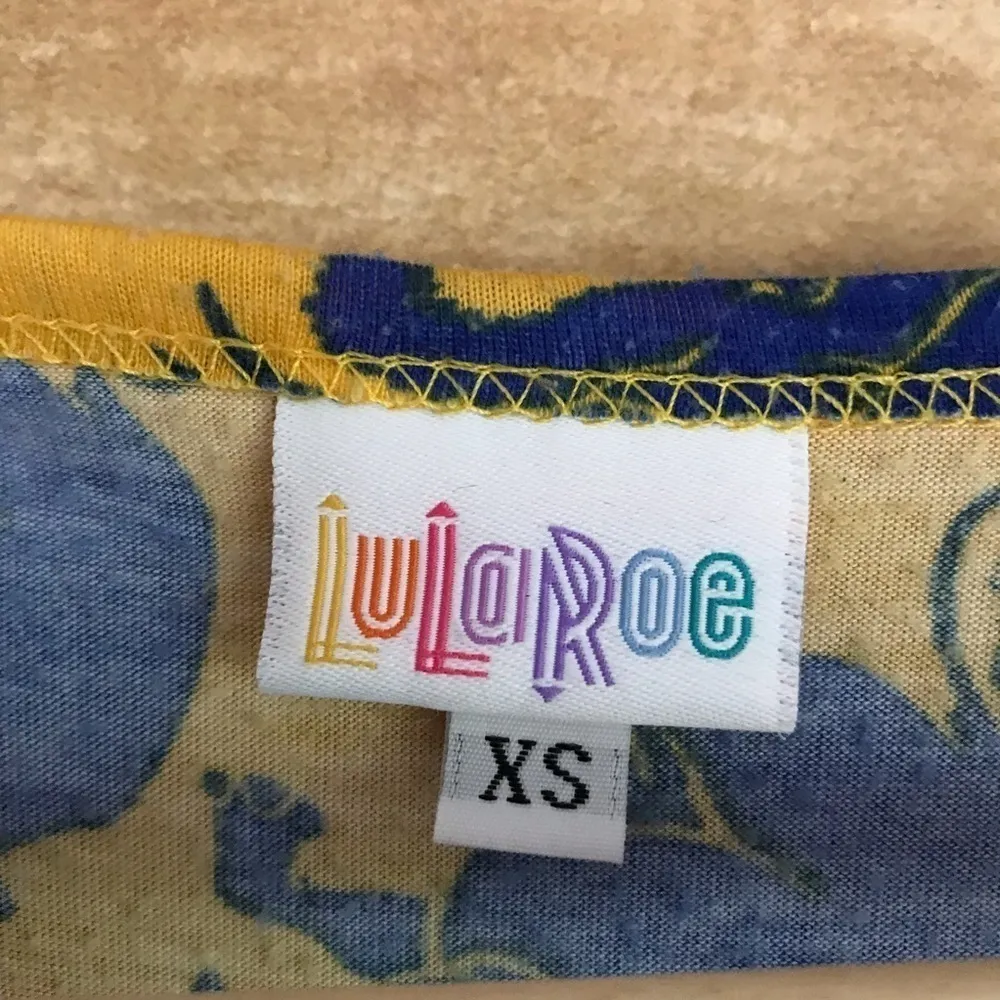 LuLaRoe Irma elephant print high-low tunic top size XS - Image 6