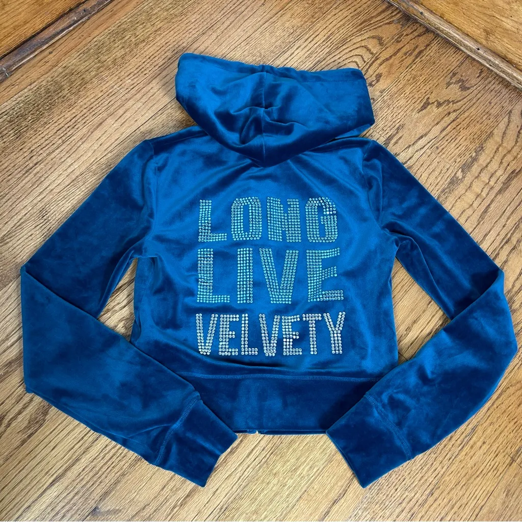 *RARE*Y2K Juicy Couture x Kraft Mayo Velour Tracksuit Jacket Size XS Pants S - Image 10