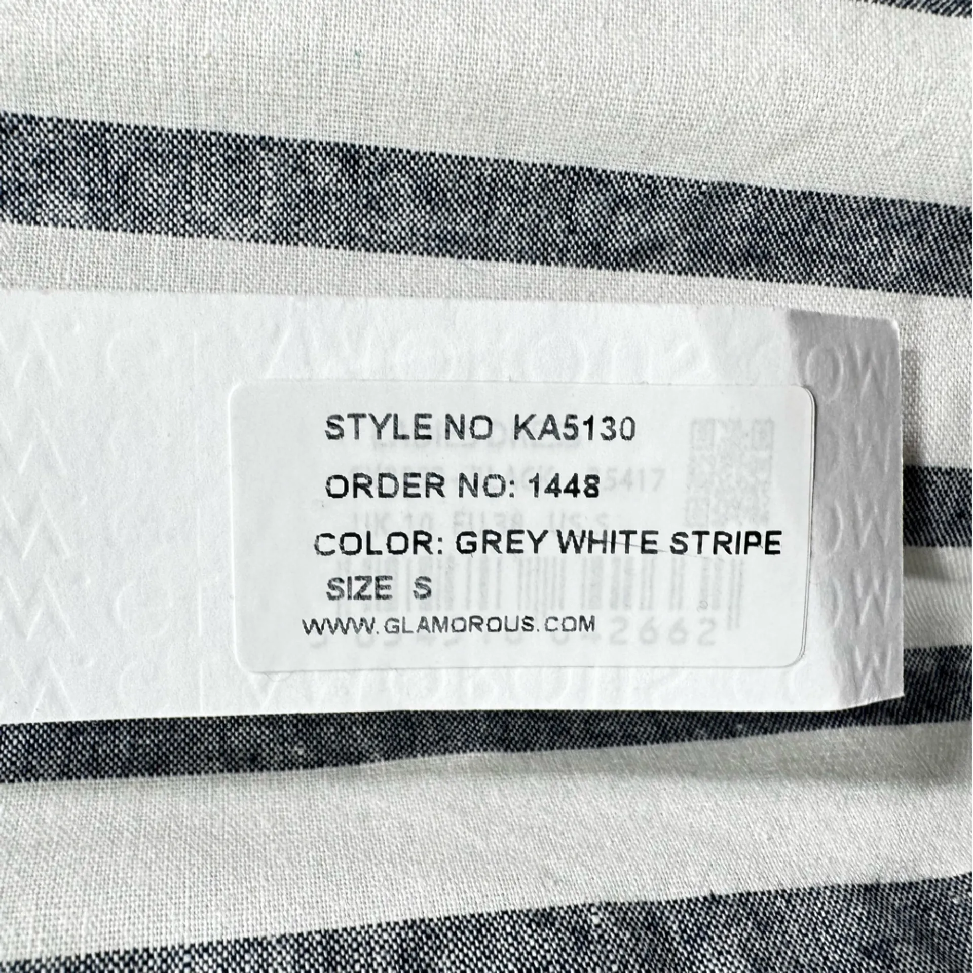 Glamorous Gray & White Striped Belted Sleeveless Dress from ModCloth Small - Image 6