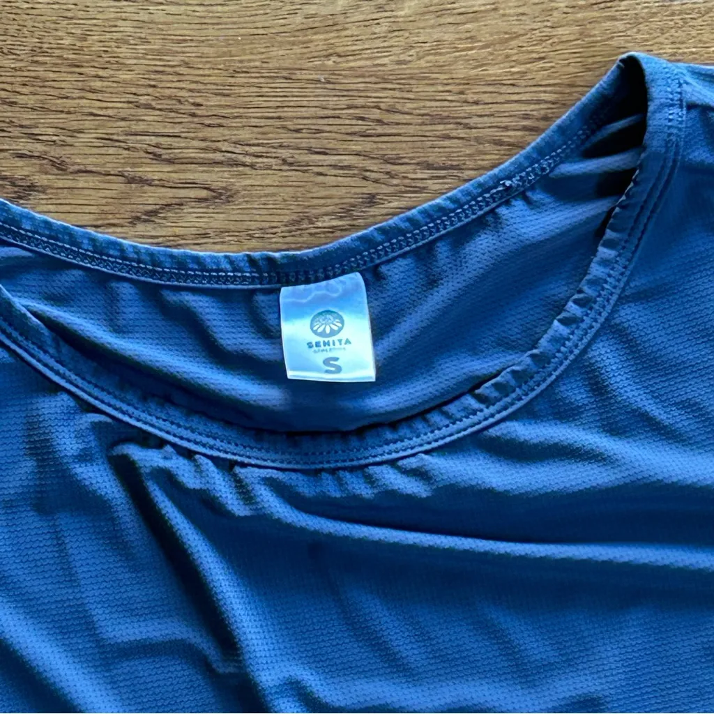 Senita Athletics Light Navy Race Ready Tee Size Small - Image 3