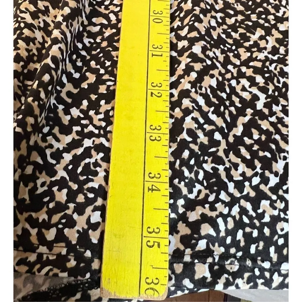 NY Collection Maxi A-Line Skirt With Front Faux Belt With Ring Detail Sz PL - Image 8