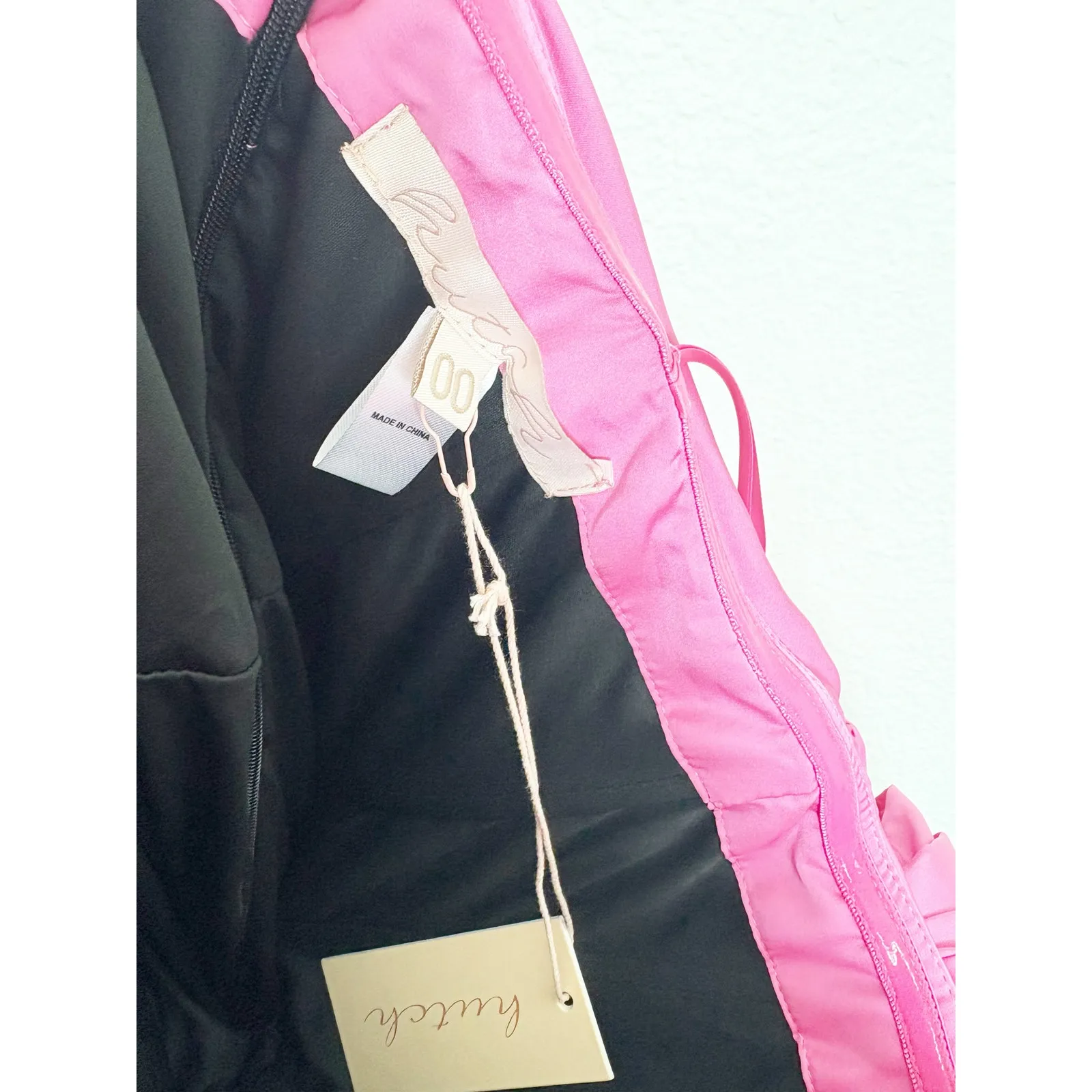 NWT Hutch Serina Strapless Column Bow Maxi Dress Size 00 Wedding Cocktail Gown - Image 6