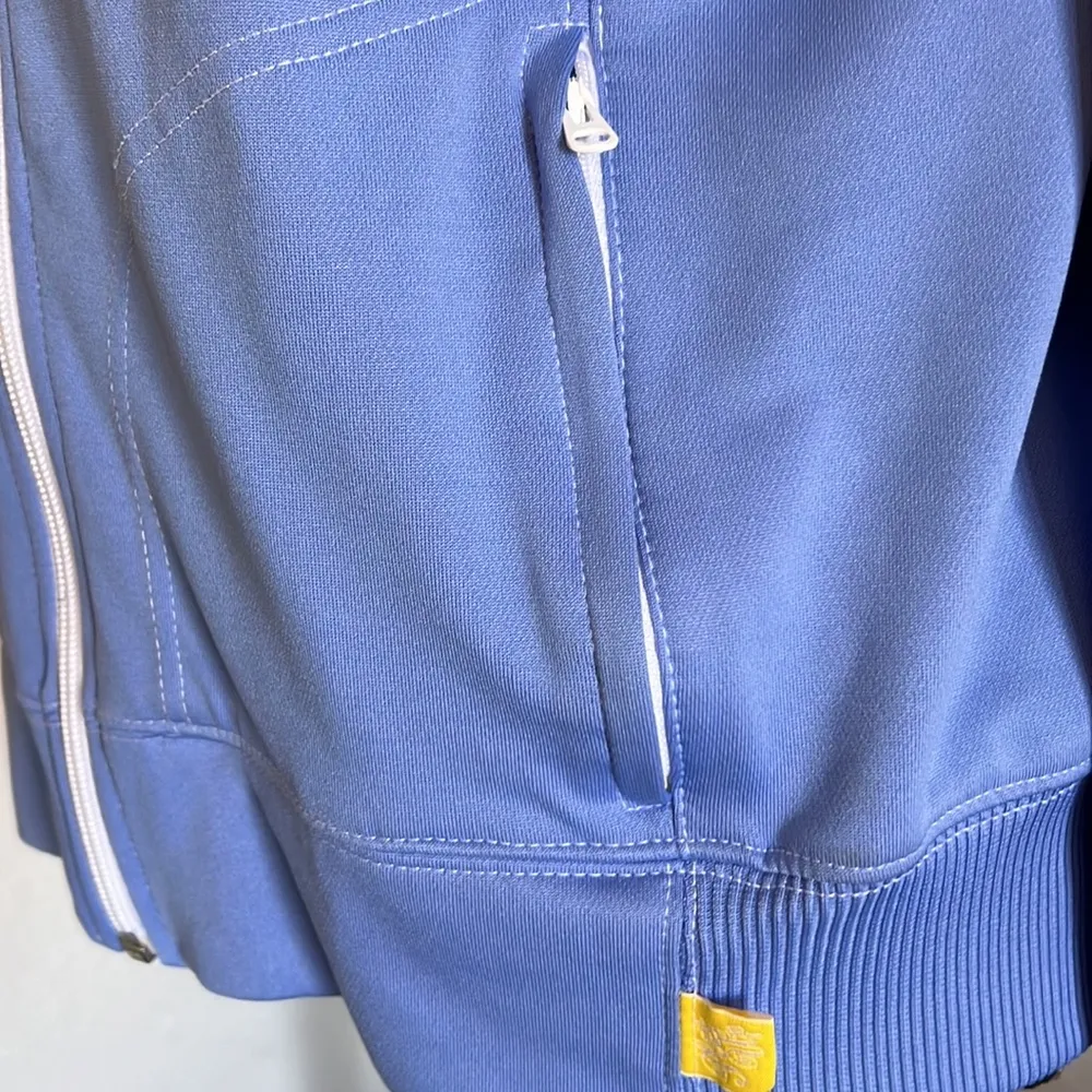 Y2k Nike zip- front periwinkle blue  hoodie - Image 15