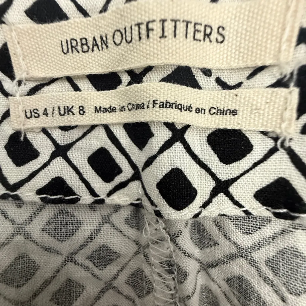 Urban Outfitters Monochrome Diamond Pattern Shorts - Image 2