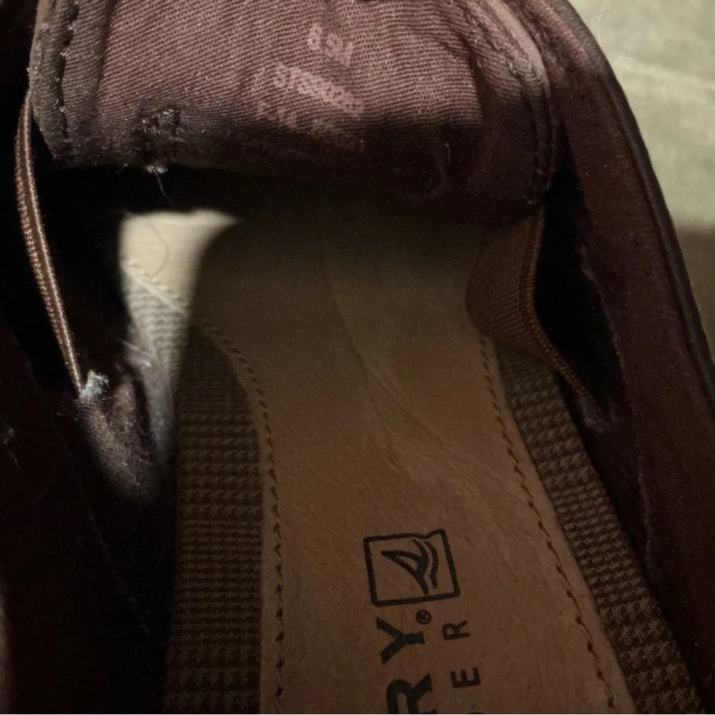 Sperry top-sider Bedford women’s brown leather derby shoes cap toe size 6.5 - Image 7