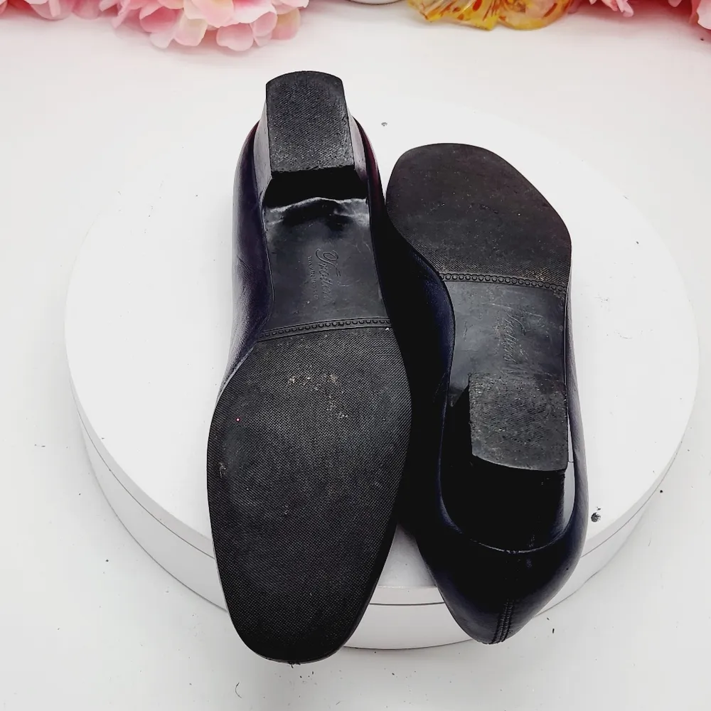 Trotters Slip On Doris Navy Pumps Dress Shoes Size 9N - Image 14