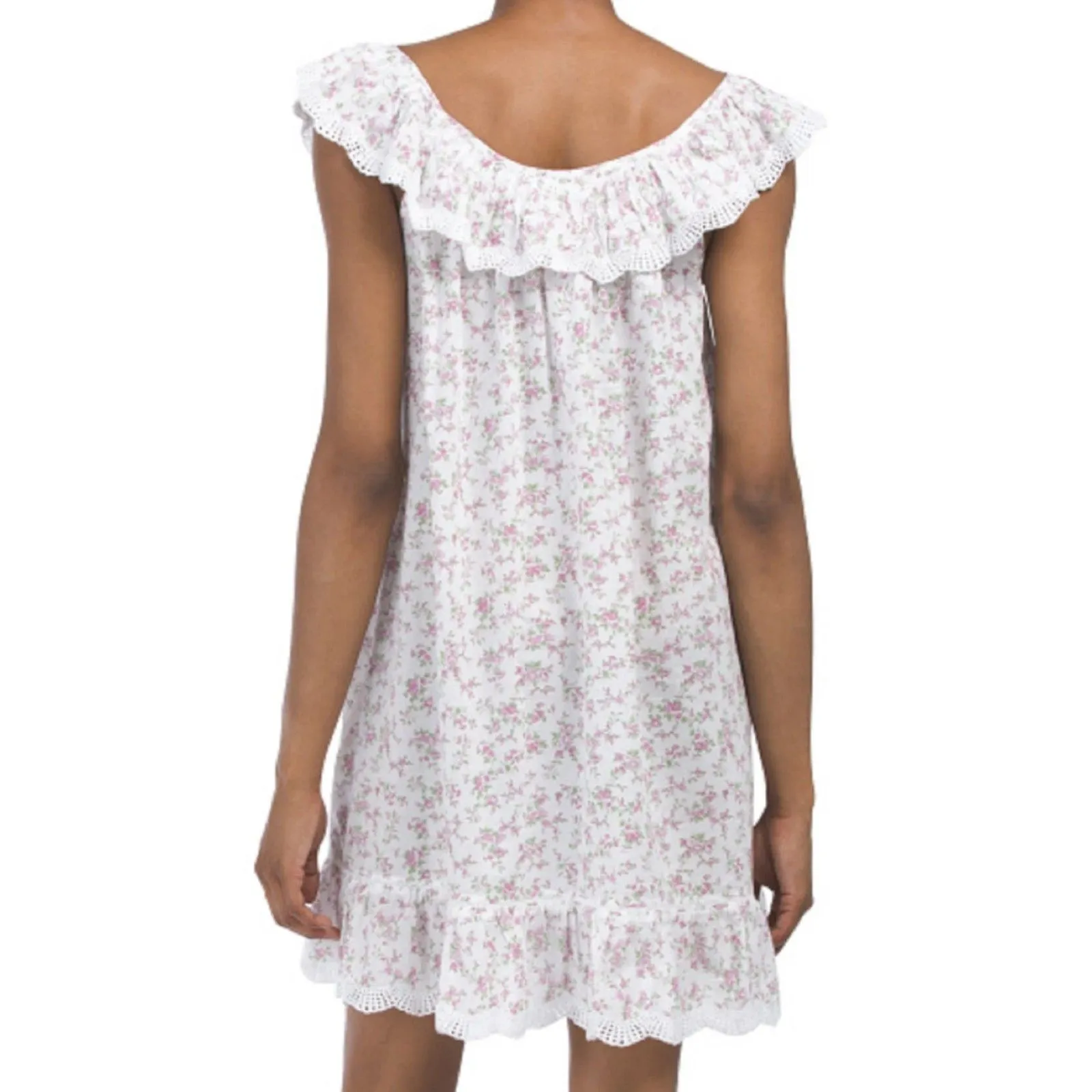 Rachel Ashwell Shabby Chic Ruffle Nightgown Womens Sz L Cottagecore Prairie - Image 6