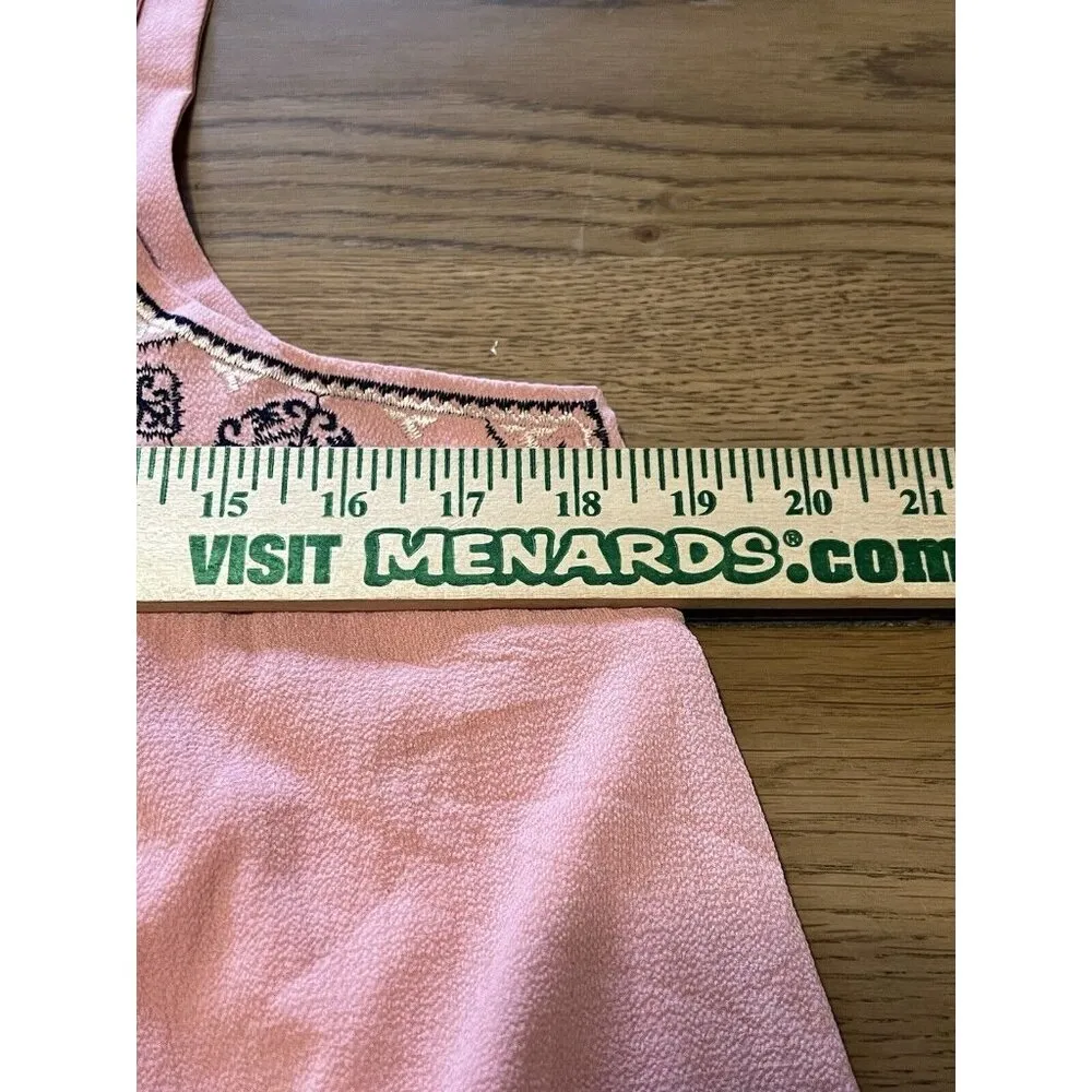 Exist Tank Tunic Top Sleeveless Size Medium Pink Aztec Lightweight Preppy Modern - Image 4