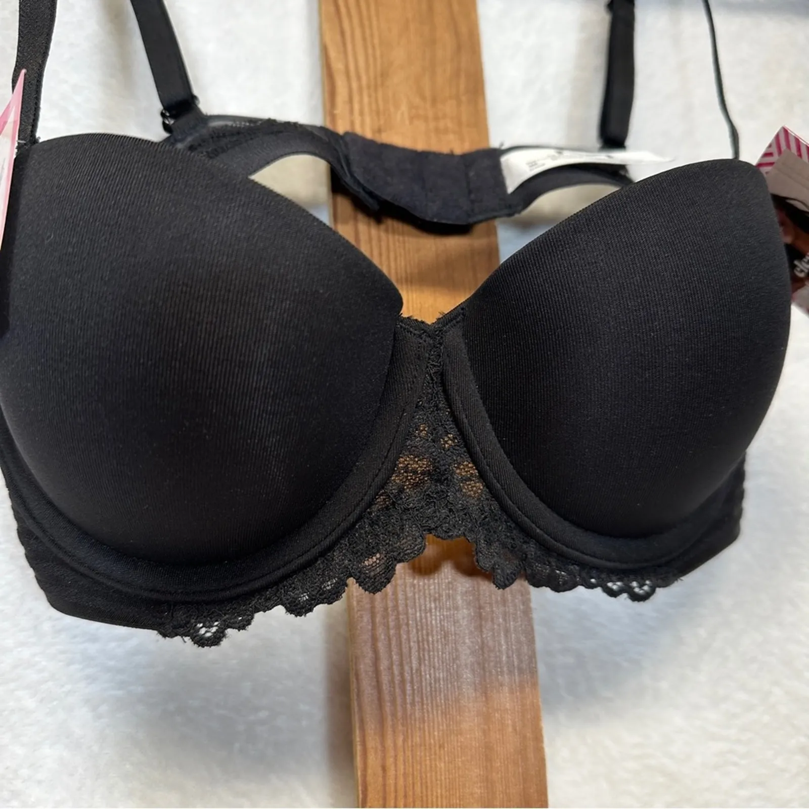 Maidenform Black‎ Push Up Convertible Straps Formed Cups Bra Size 34A - Image 2
