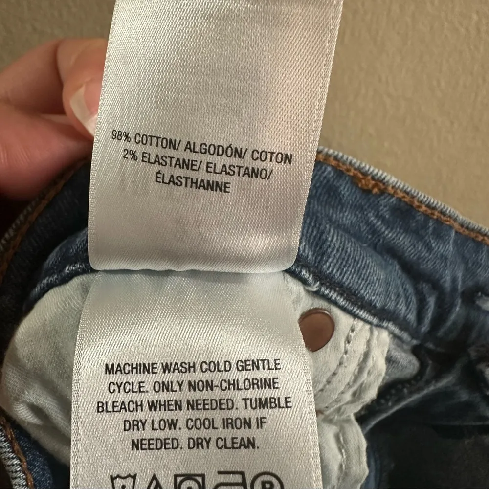 HUDSON LULU RAW HEM MINI JEAN SKIRT IN VROOM BLUE WASH 27 FRAYED - Image 8