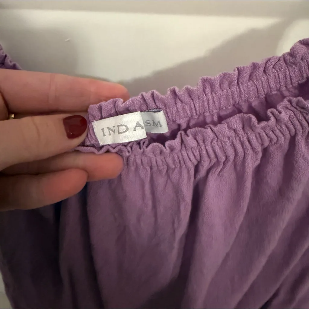 Indah Purple Strapless Tube Top - Image 3