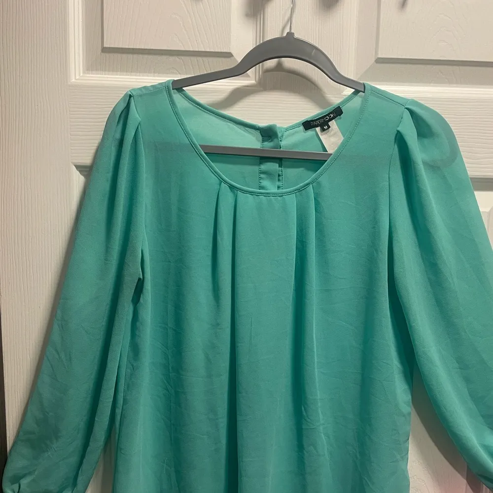 Papermoon Modern Solid Blouse for Women Size M. - Image 3