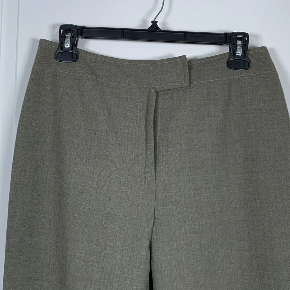 Alfani Olive Dress Slacks Size 6 EUC #DS-1767 - Image 2