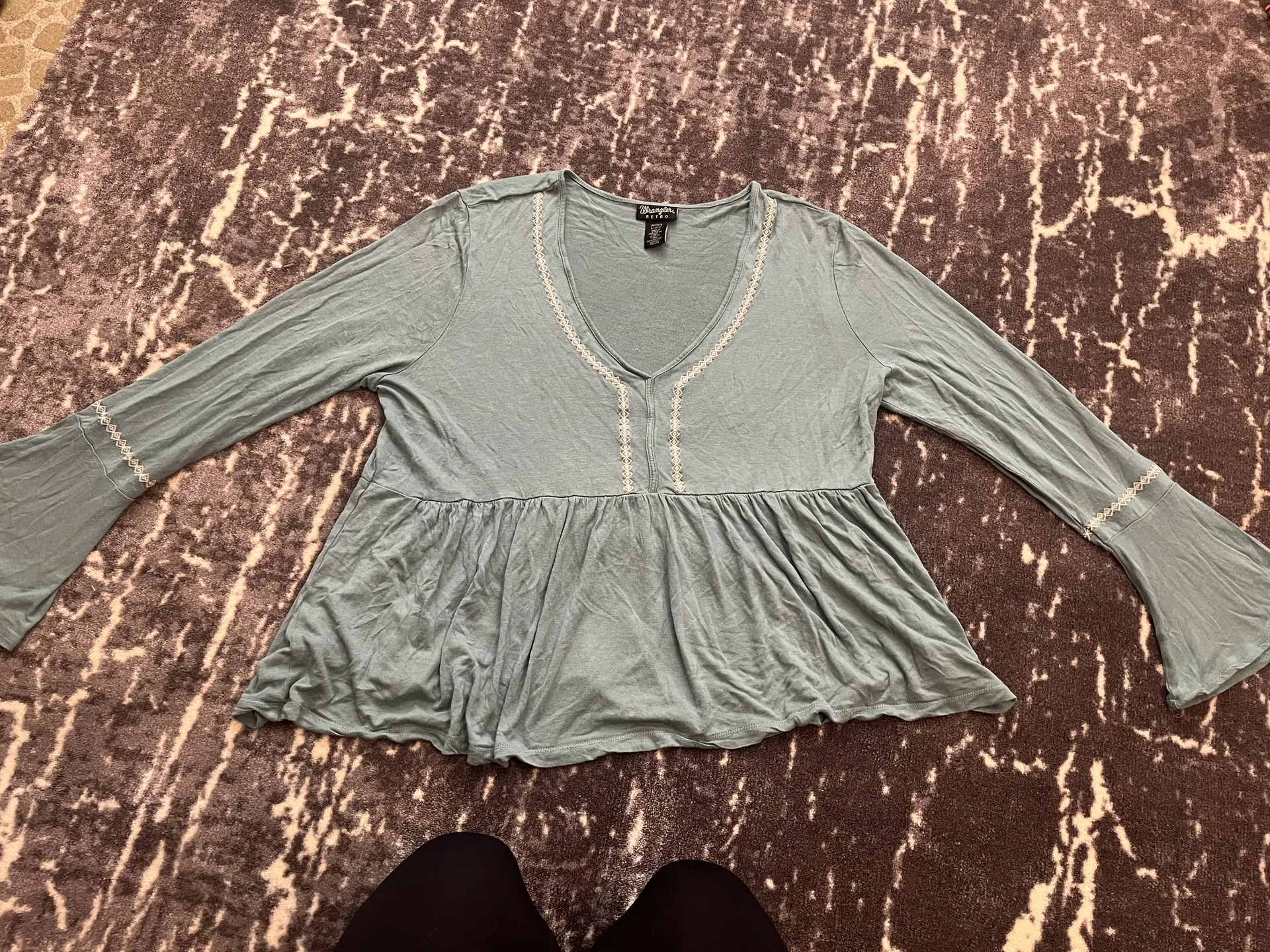 Wrangler Retro Long Sleeve Top - Image 4