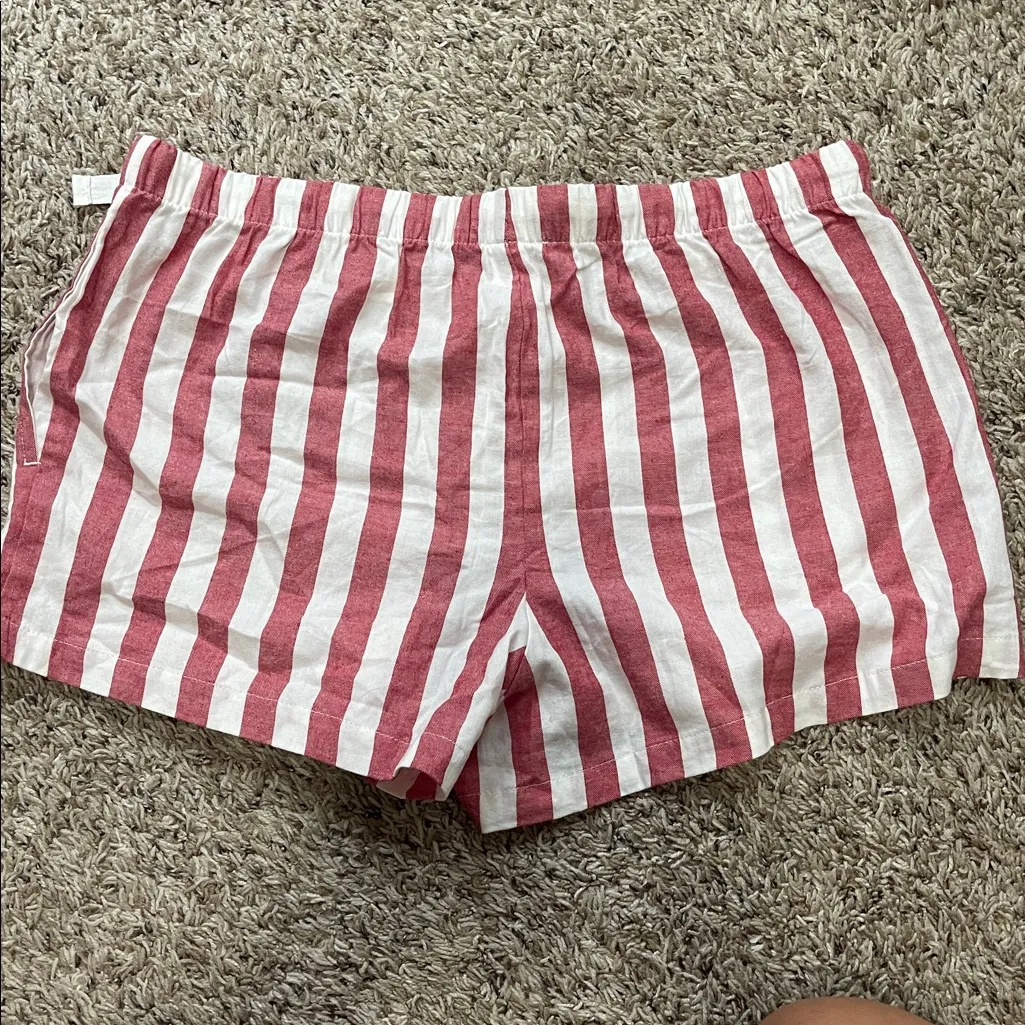 Stars Above Sleep Shorts Striped Cotton Large New with tags - Image 5