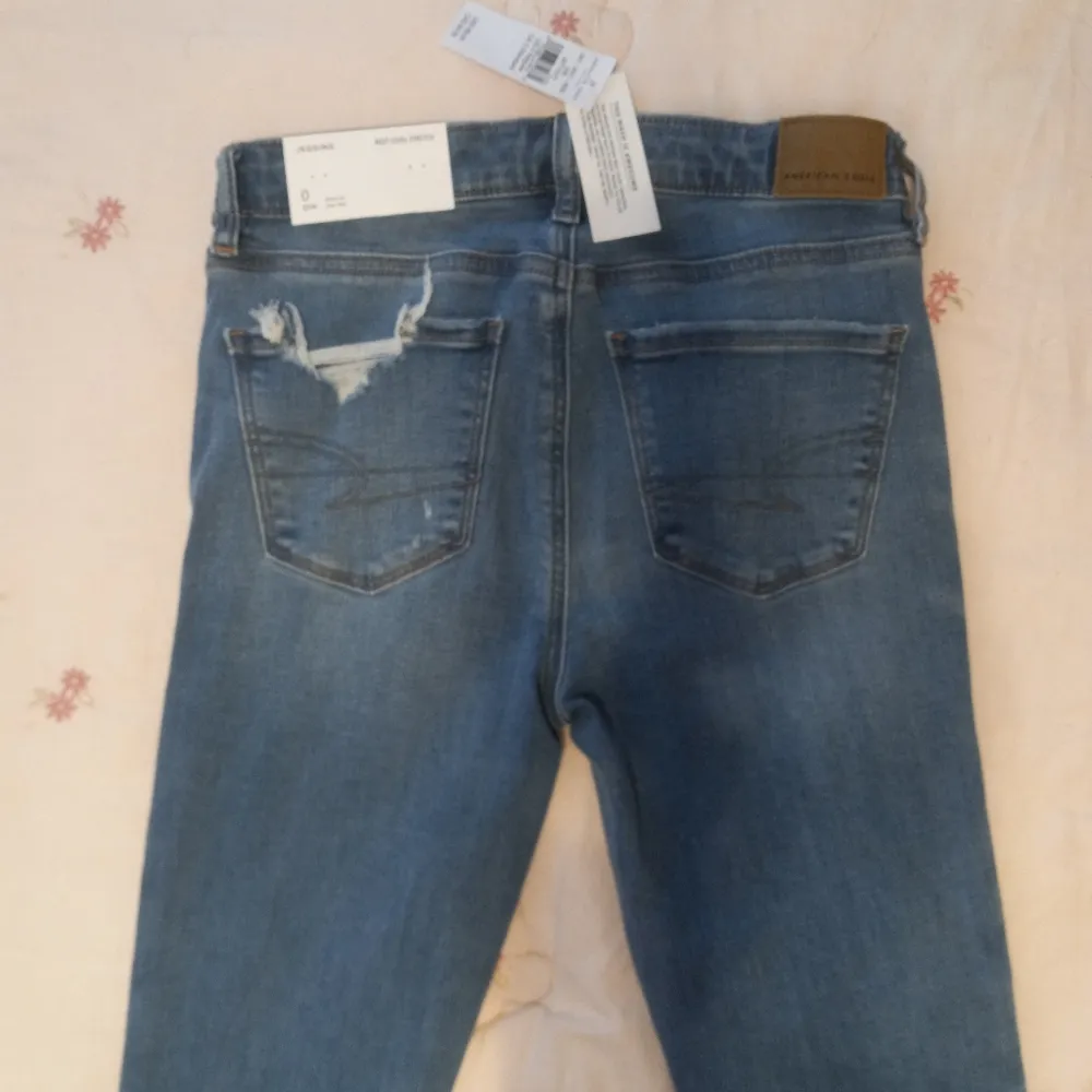 AE American Eagle 0 26 Jegging Next Level Stretch Distressed Jeans New - Image 5