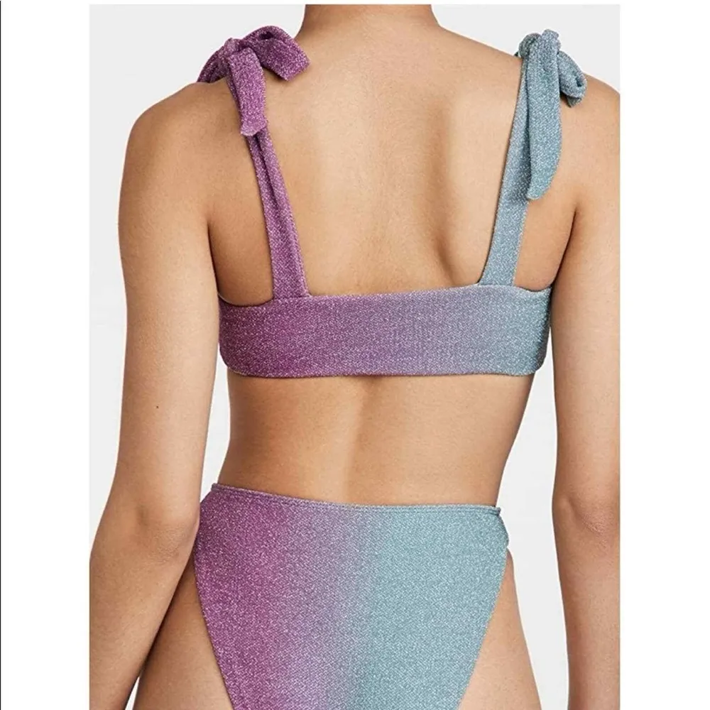 NWOT Beach riot bikini - Avalon Bottom Shimmer Ombre Stretch - Image 4