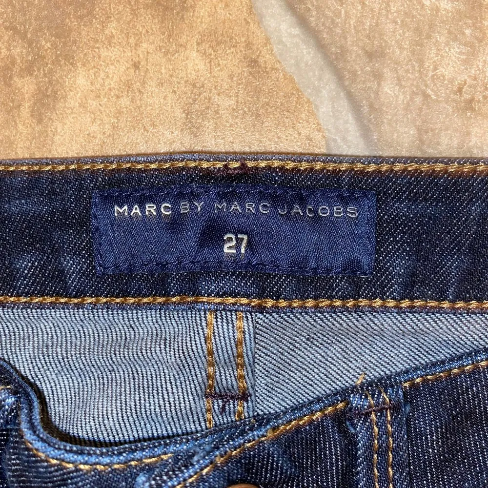 Marc by Marc Jacobs Jeans Angela Boot Cut Mid Rise Dark Wash, Size 27 - Image 10